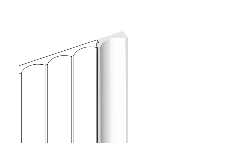 Финишный молдинг HIWOOD LF139B NP